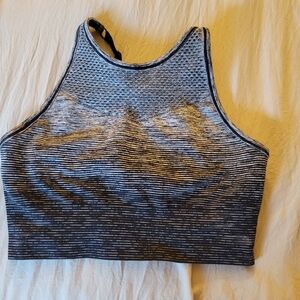 Athletic Works Black and Gray Sports Bra